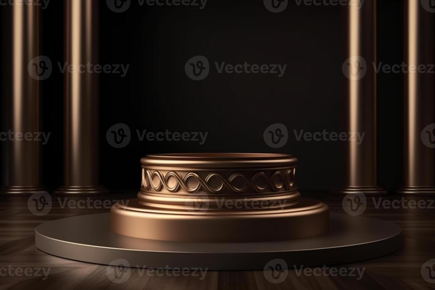 The scene with the podium, Stage Podium Scene , luxury podium for product presentation, photo