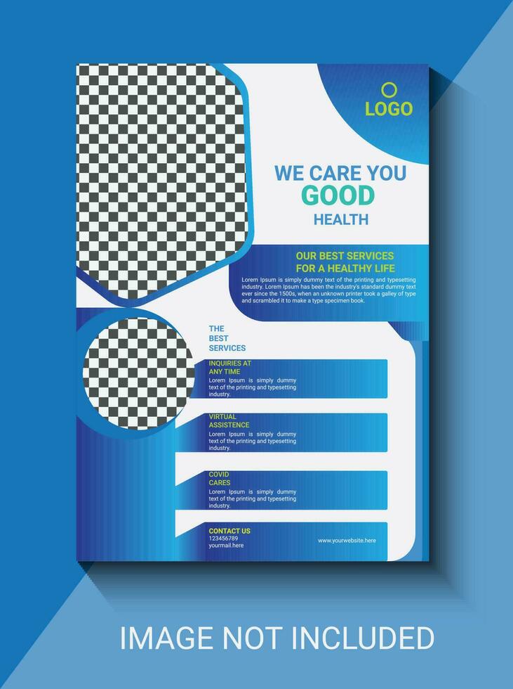 new creative medical design template vector