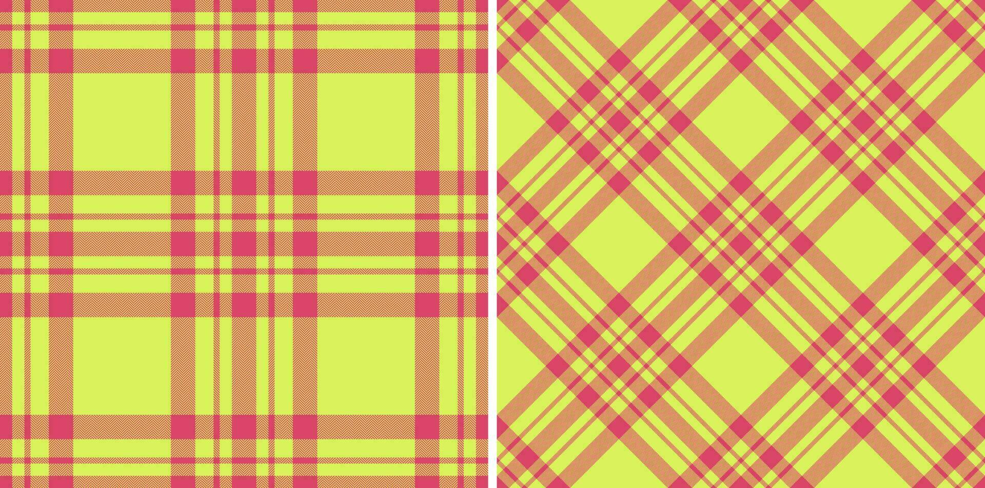 Fabric seamless vector. Texture plaid textile. Background check pattern tartan. vector