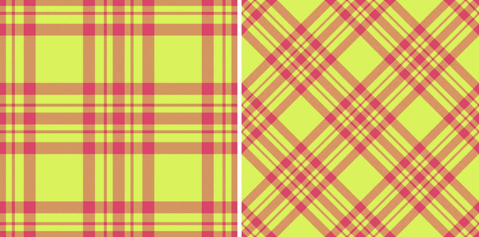 Fabric seamless vector. Texture plaid textile. Background check pattern tartan. vector