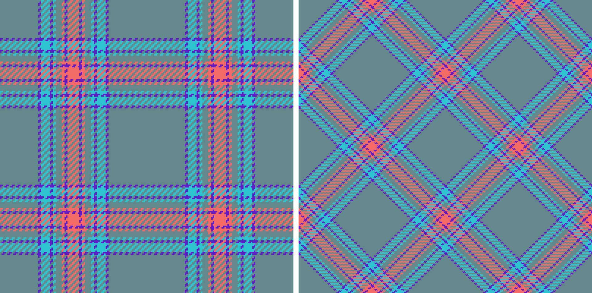 Background tartan seamless. Vector check pattern. Textile texture fabric plaid.