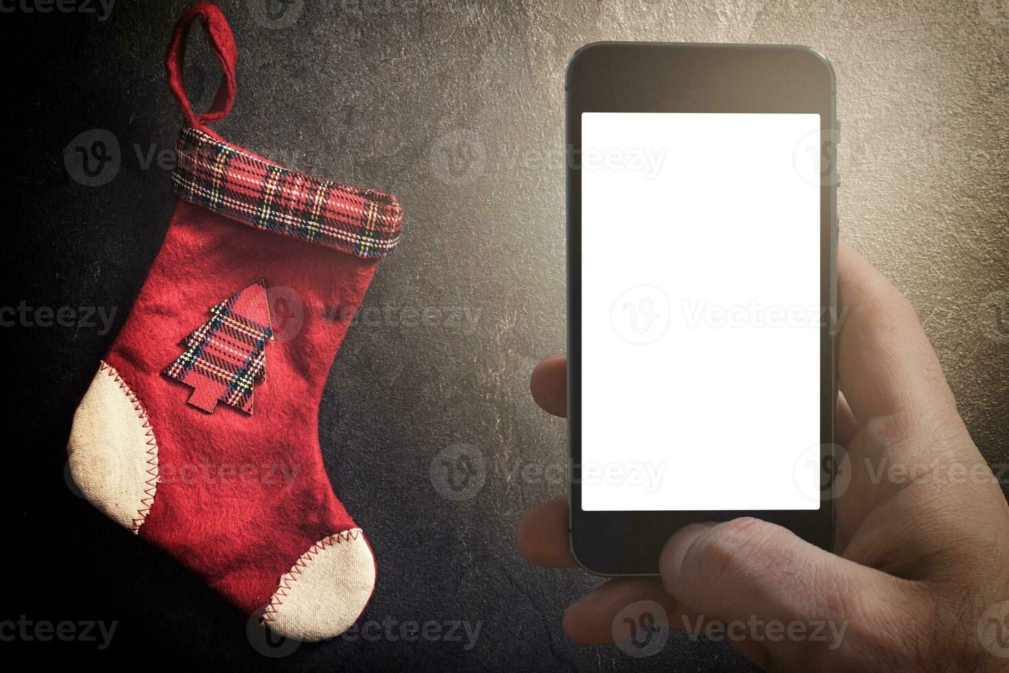 Christmas sock concept photo