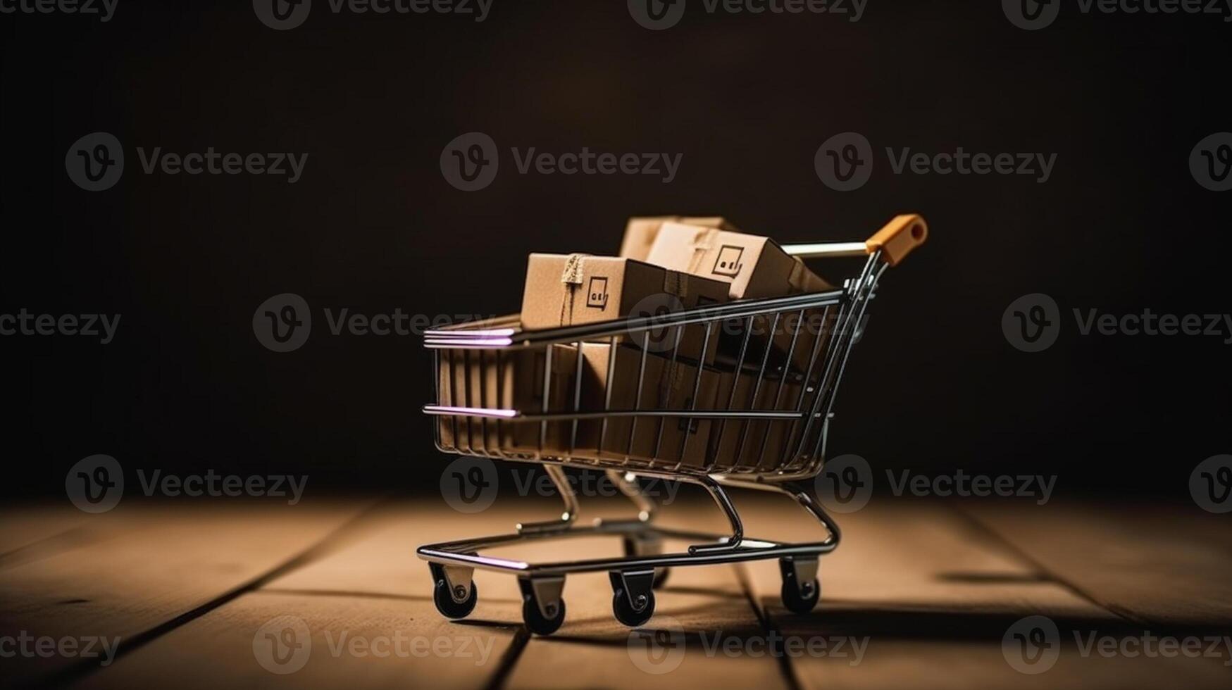 E-commerce online shopping concept delivery concept photo