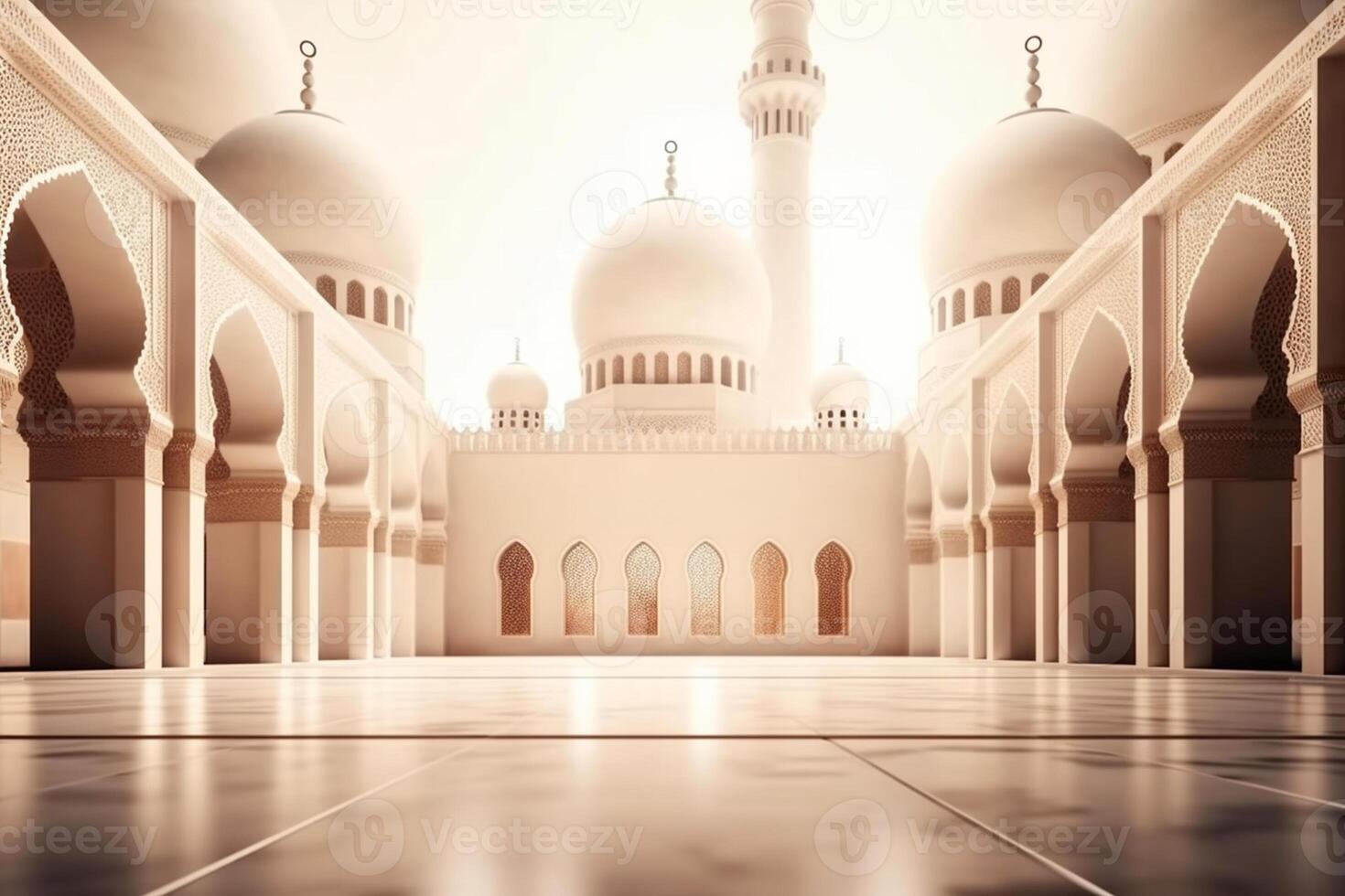 A mosque with a beautiful background photo