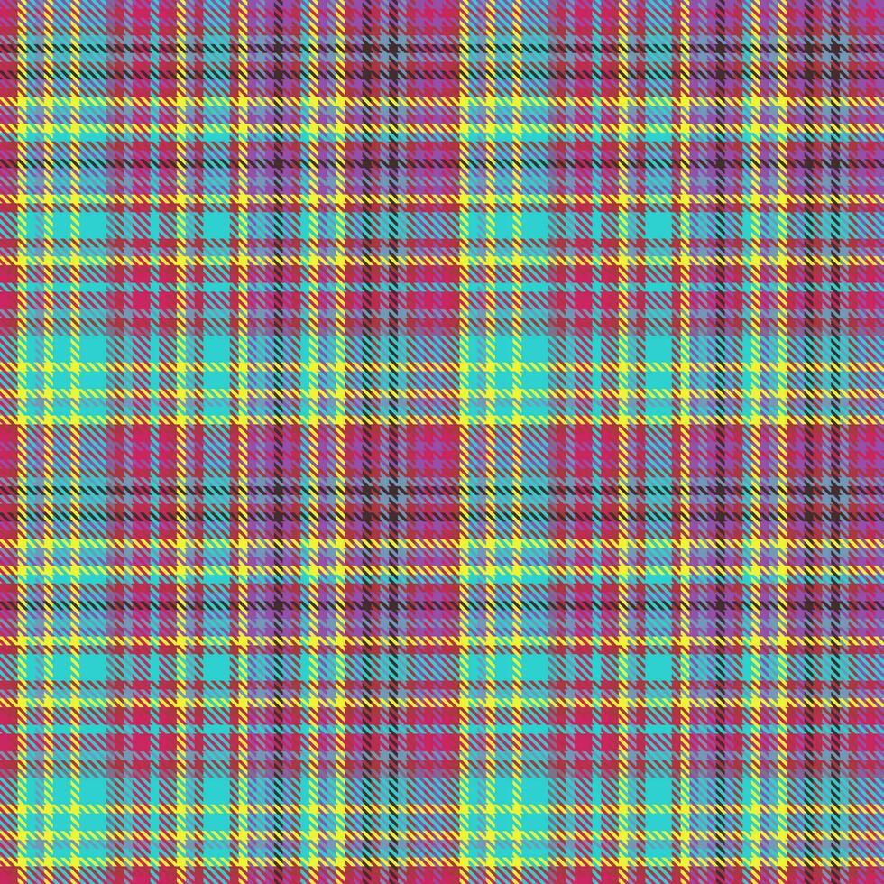 Seamless pattern textile. Plaid fabric vector. Check tartan texture background. vector