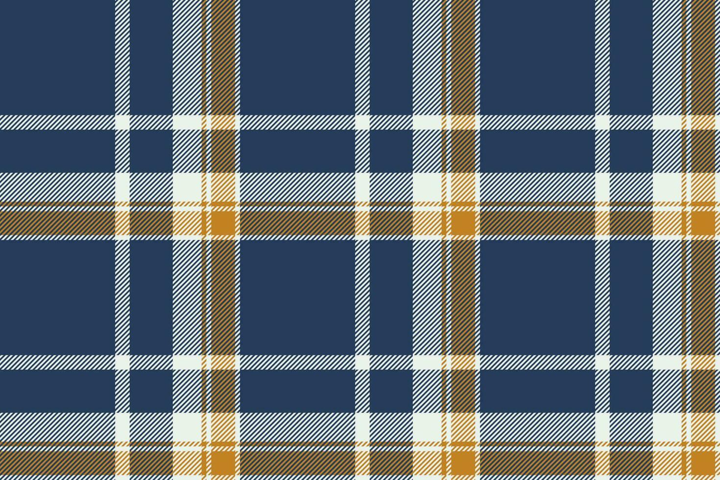 Plaid background, check seamless pattern in blue. Vector fabric texture for textile print, wrapping paper, gift card or wallpaper.