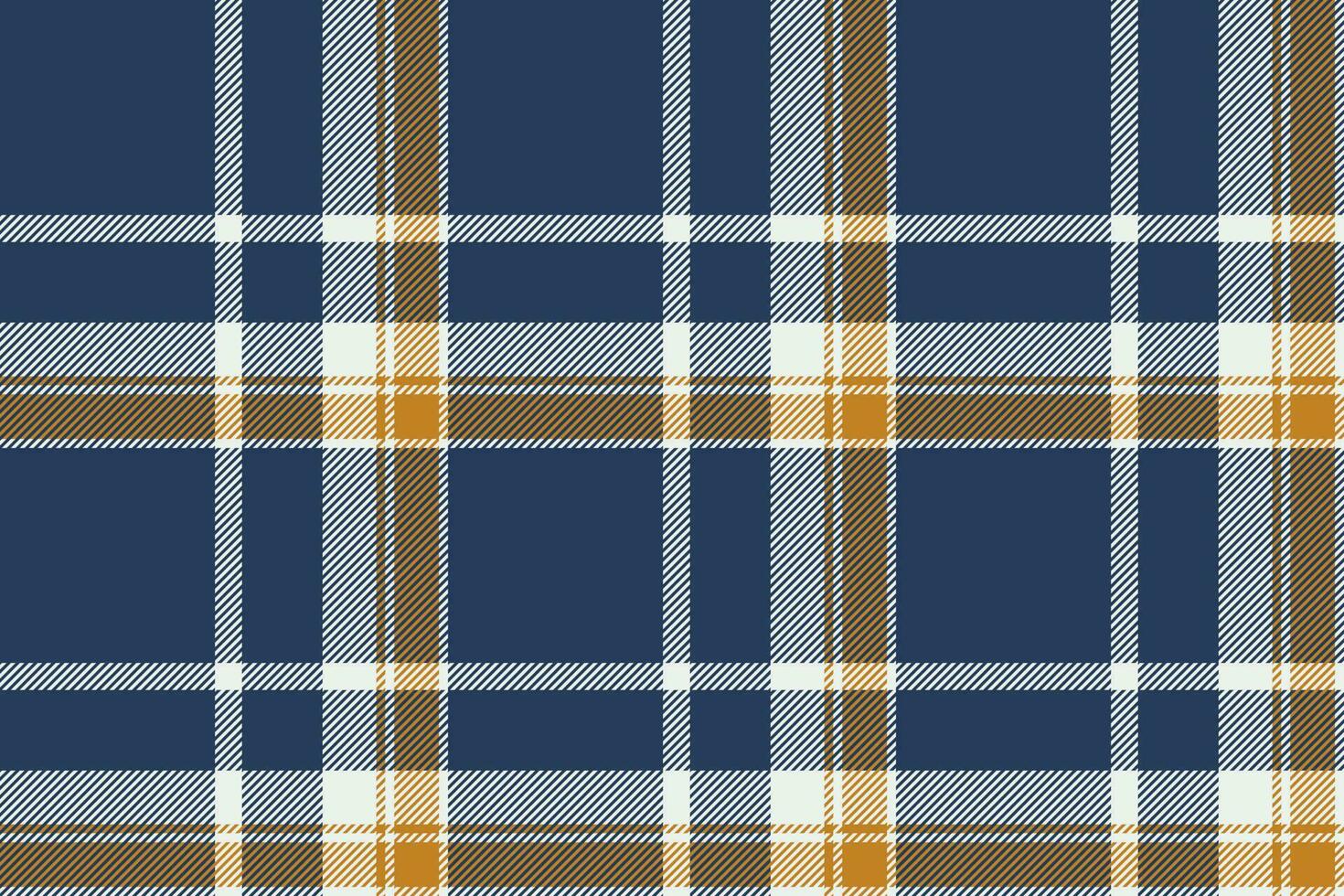 Plaid background, check seamless pattern in blue. Vector fabric texture for textile print, wrapping paper, gift card or wallpaper.