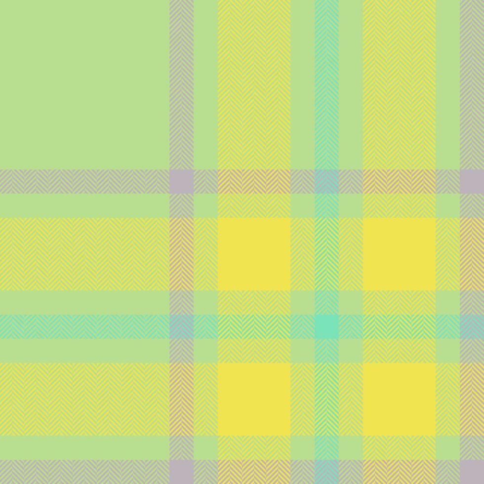 Plaid check pattern. Seamless fabric texture. Tartan textile print. vector