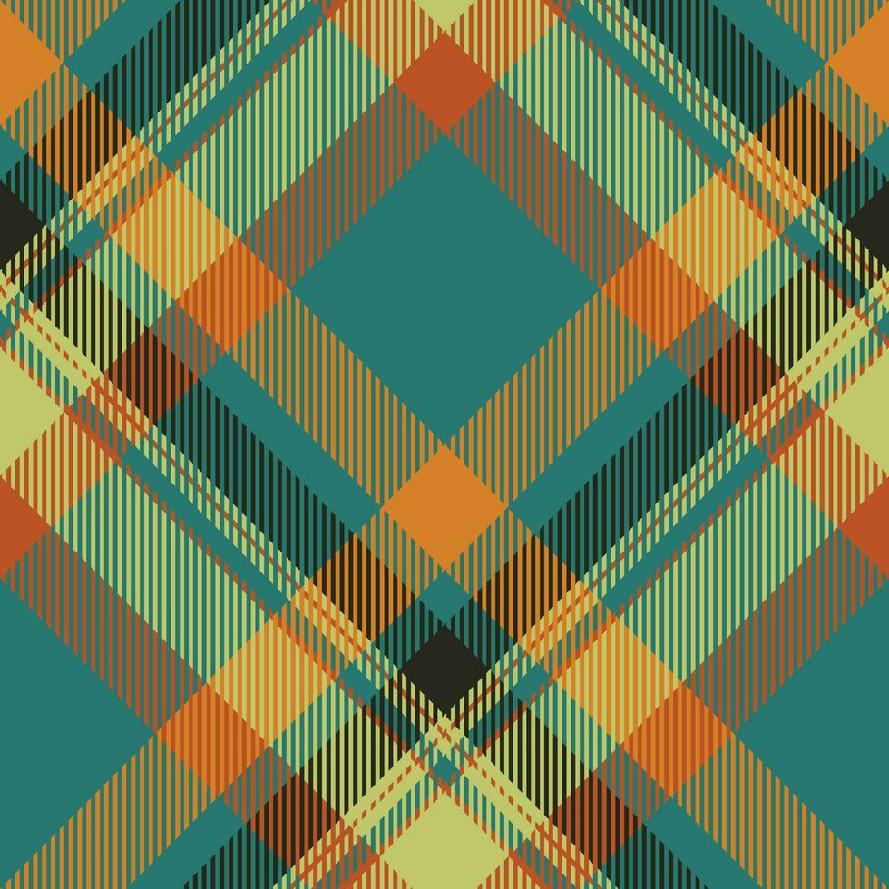 vector de patrón de cuadros sin costuras de tartán escocia. tela de fondo retro. textura geométrica cuadrada de color de verificación vintage.