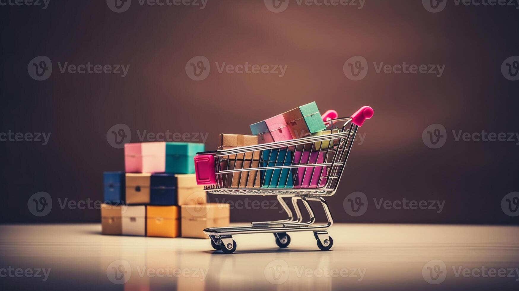 E-commerce online shopping concept delivery concept photo
