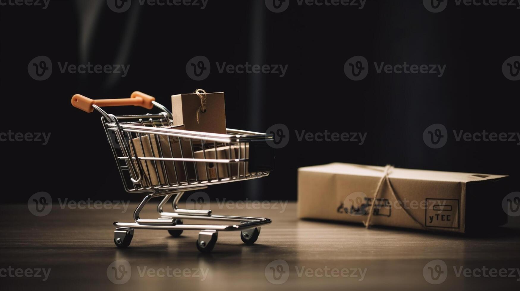 E-commerce online shopping concept delivery concept photo