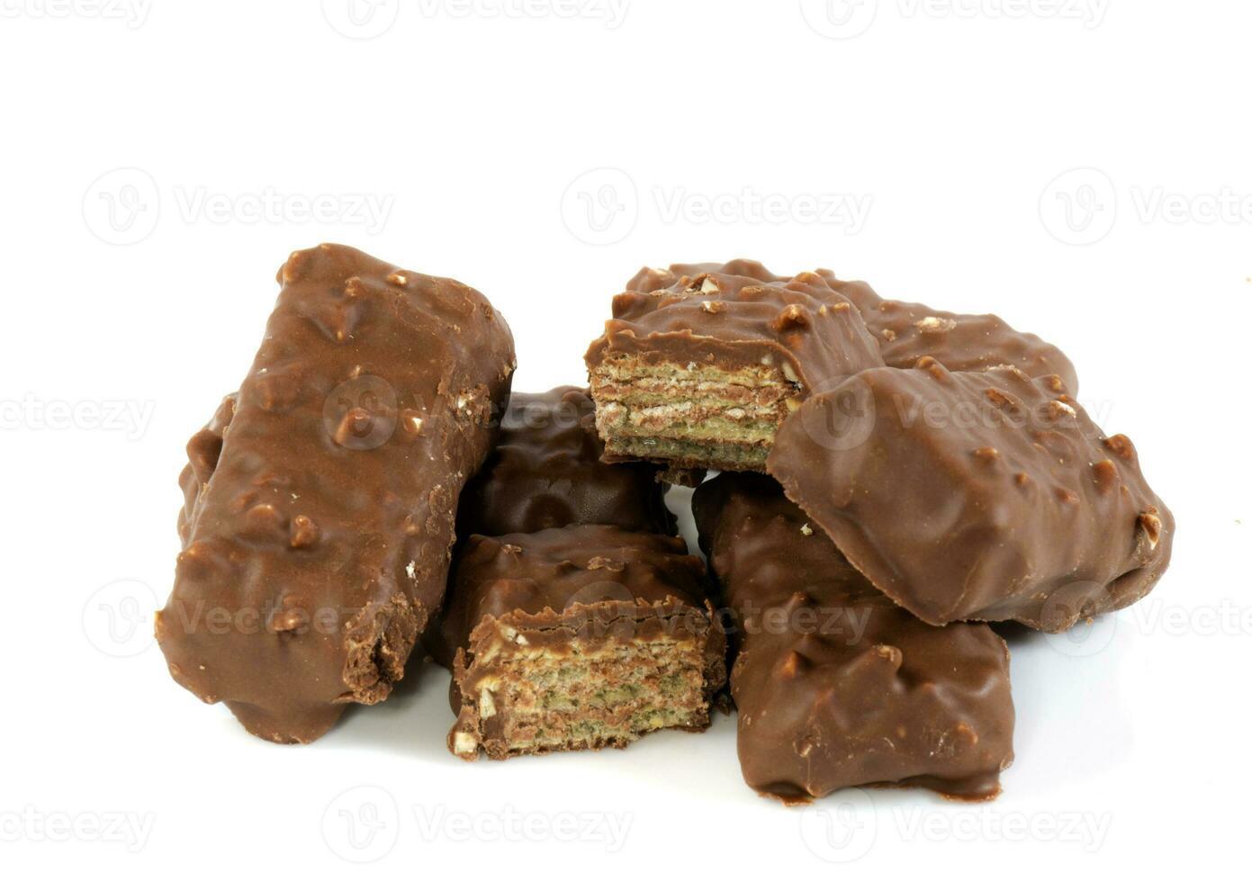 Chocolate snack isolated photo