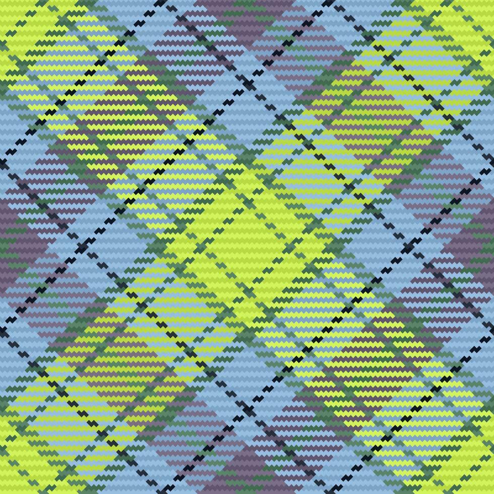 Textile background seamless. Pattern fabric vector. Plaid check texture tartan. vector