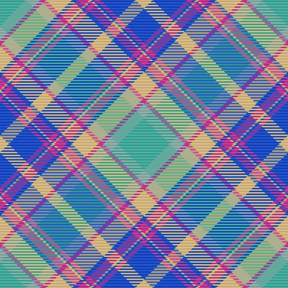 Pattern vector fabric. Texture background check. Tartan seamless plaid textile.