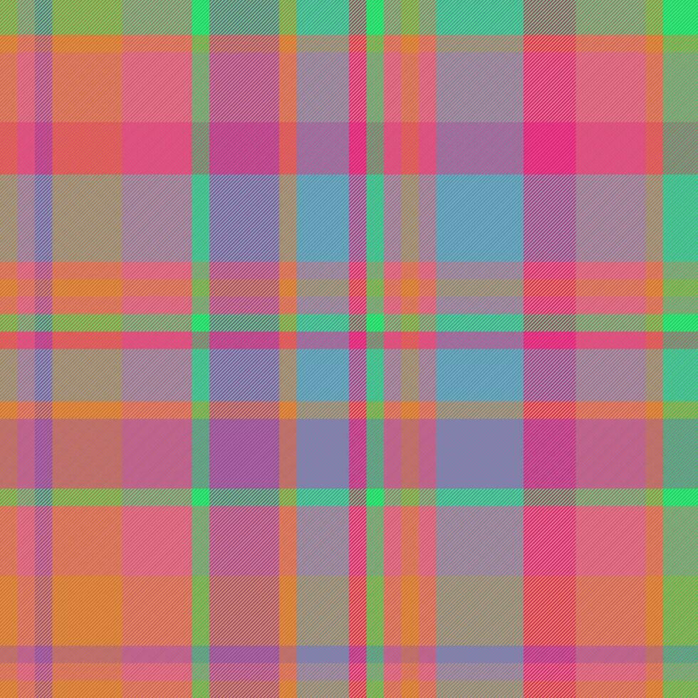 Fabric check texture. Tartan plaid seamless. Vector background textile pattern.