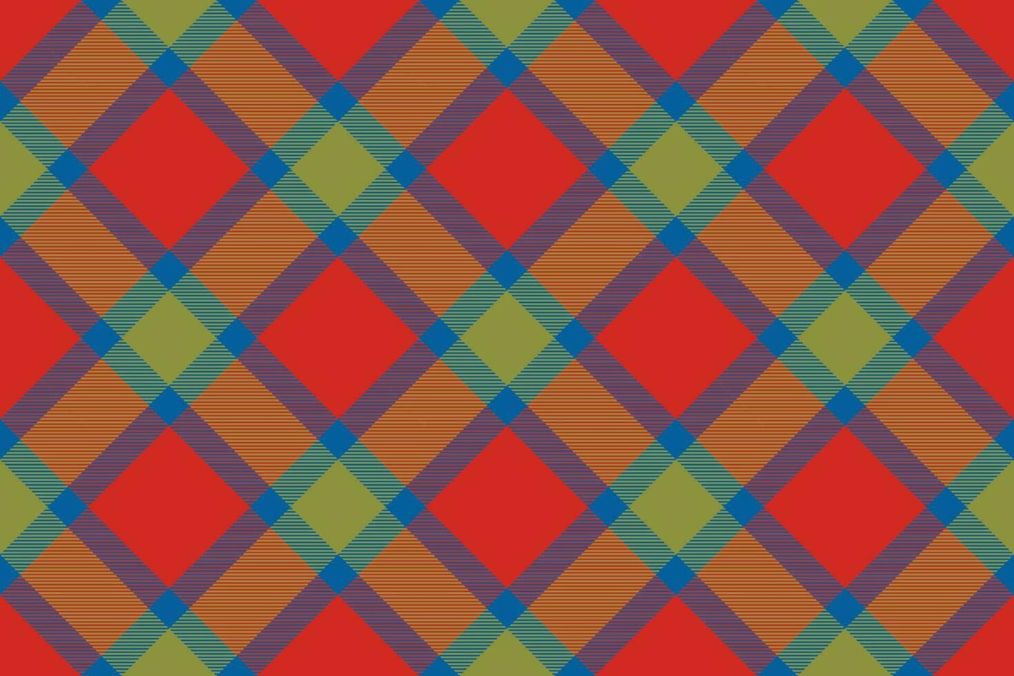 Tartan plaid background, diagonal check seamless pattern. Vector fabric texture for textile print, wrapping paper, gift card, wallpaper.