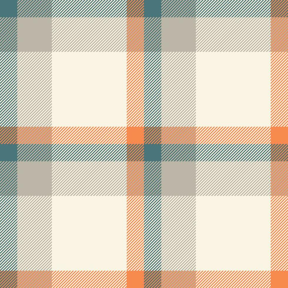 Plaid seamless pattern. Check fabric texture. Vector textile print.