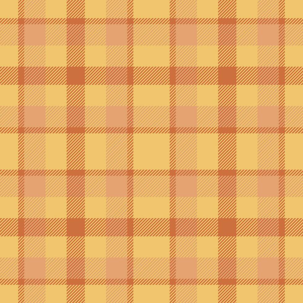 Plaid seamless pattern. Check fabric texture. Vector textile print.