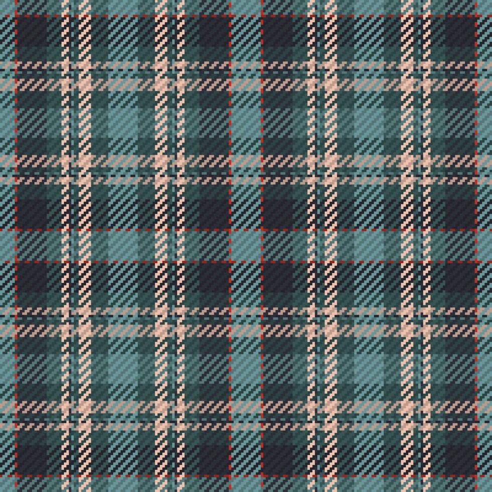 Seamless pattern of scottish tartan plaid. Repeatable background with check fabric texture. Vector backdrop striped textile print.