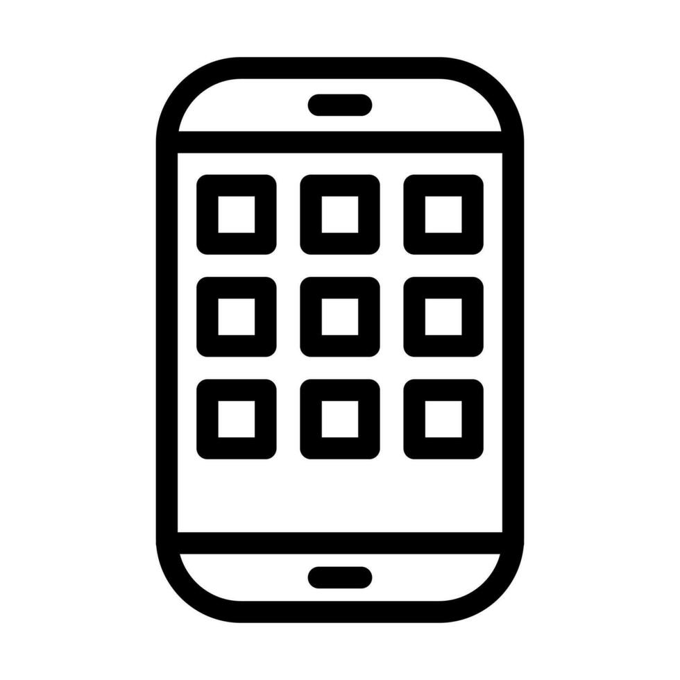 Mobile Icon Design vector