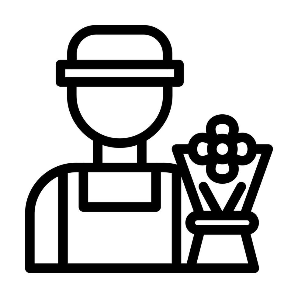 Florist Icon Design vector