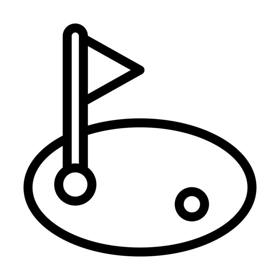 diseño de icono de golf vector