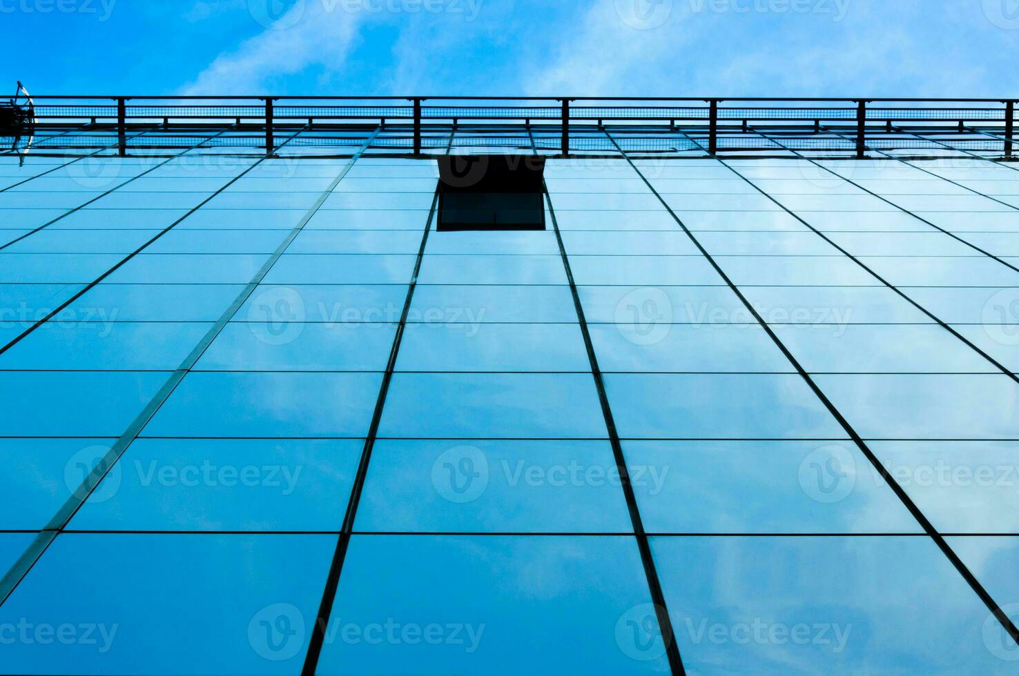 Open window on the building photo