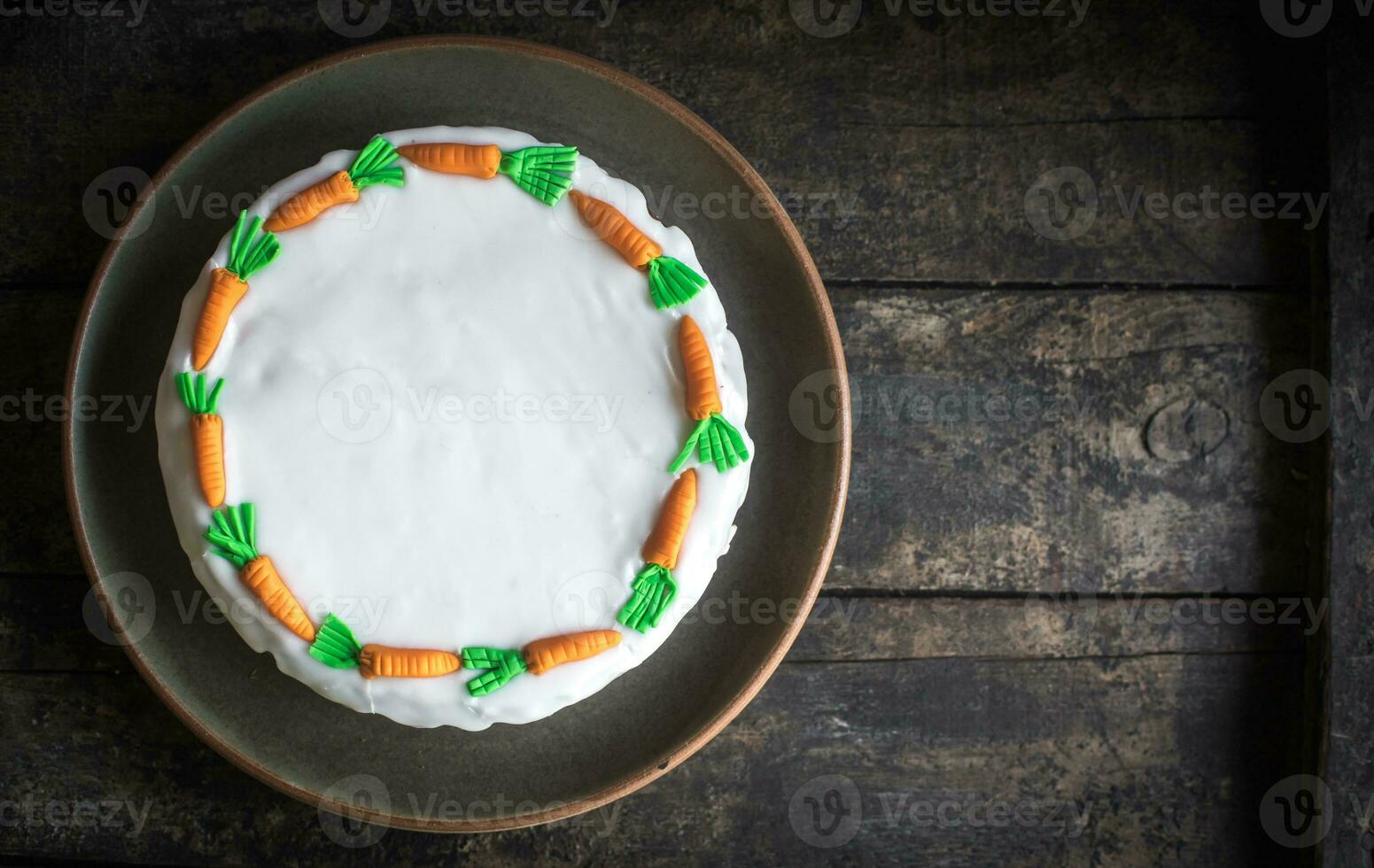 Homemade carrot cake photo