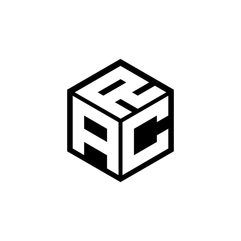 ACR letter logo design in illustration. Vector logo, calligraphy designs for logo, Poster, Invitation, etc.