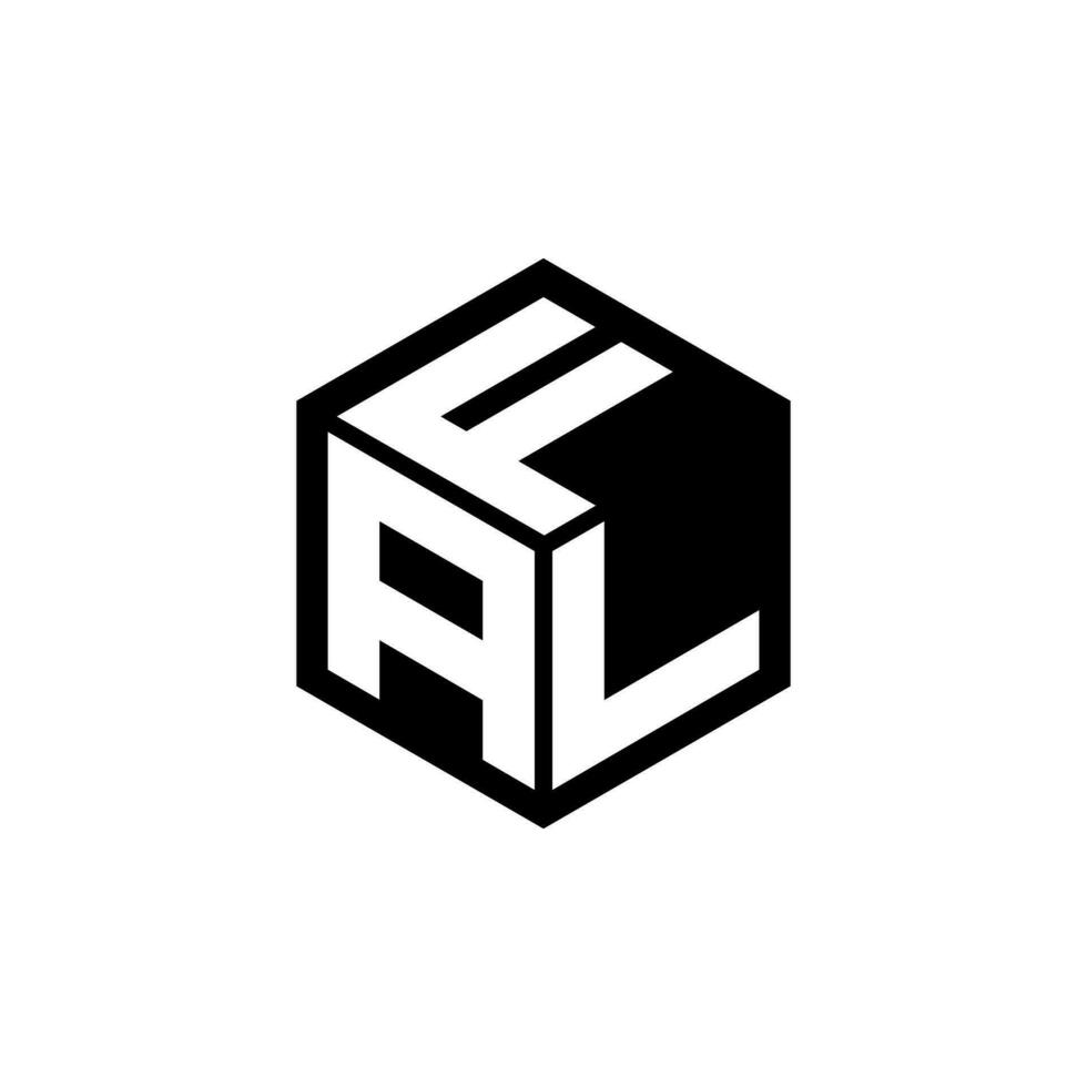 alf letra logo diseño en ilustración. vector logo, caligrafía diseños para logo, póster, invitación, etc.