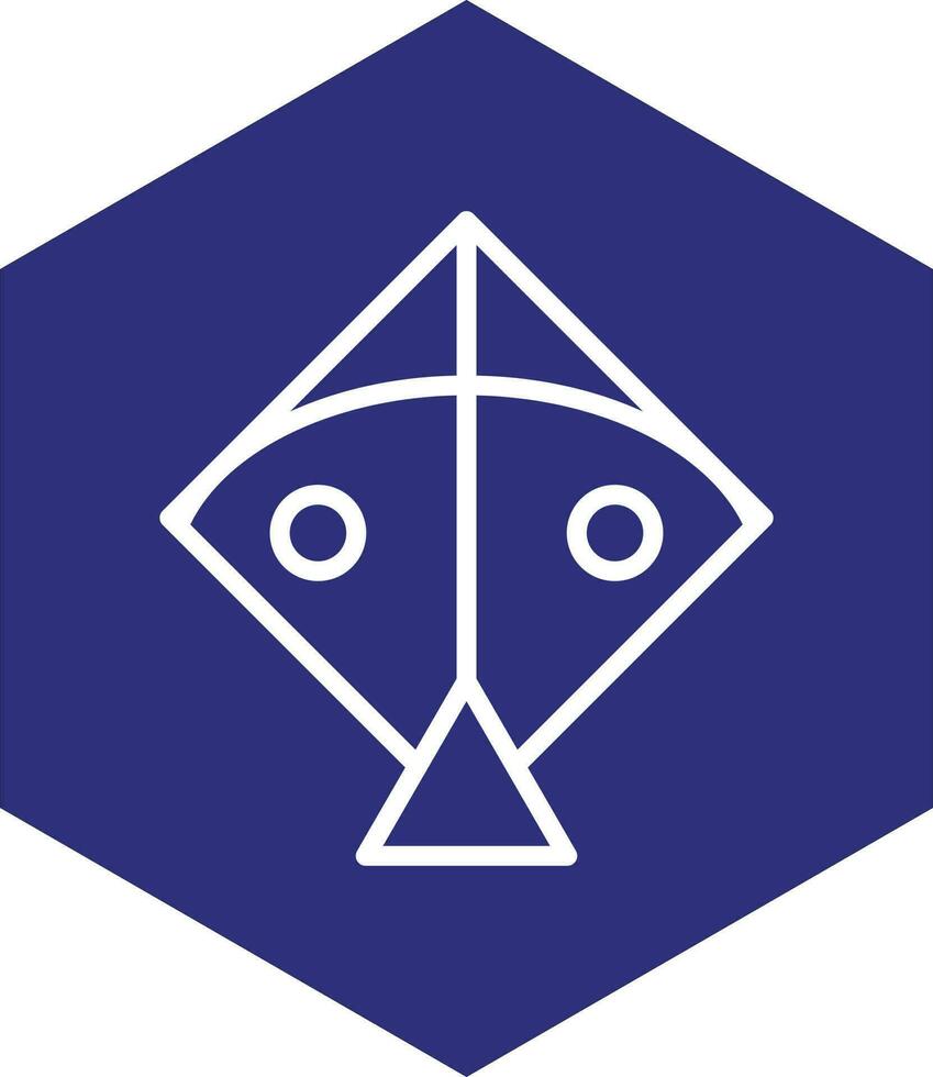Kite Vector Icon Design