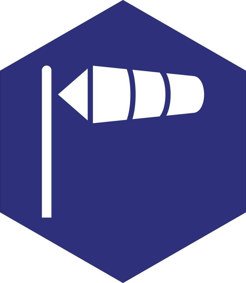 Windsock Vector Icon design