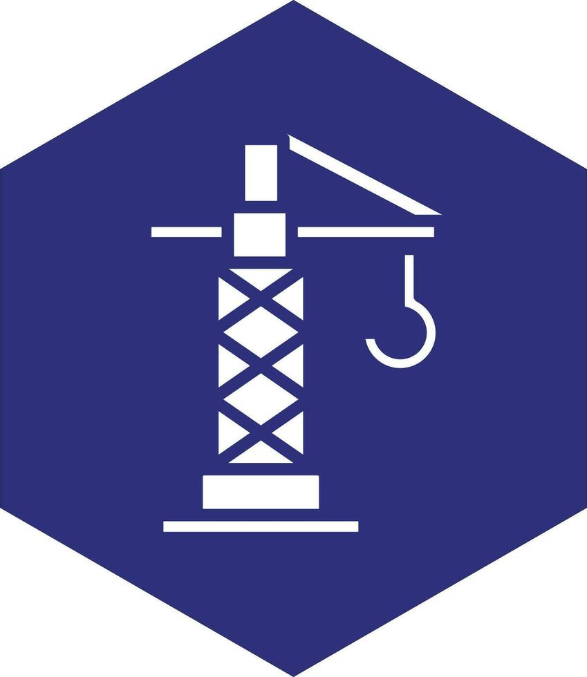 Crane Machine Vector Icon design