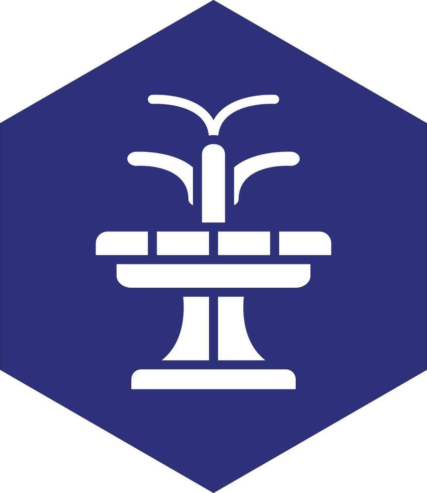 Fountain Vector Icon design