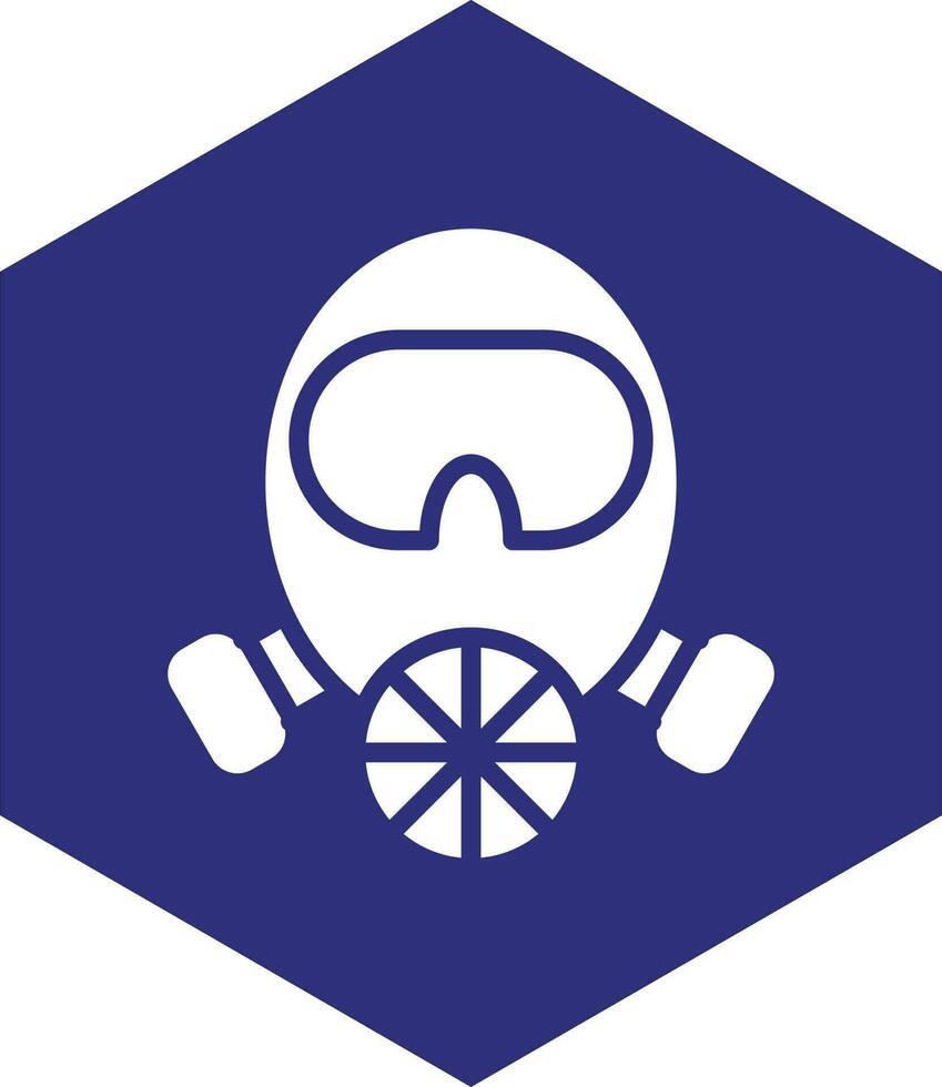 Fireman Mask Vector Icon design
