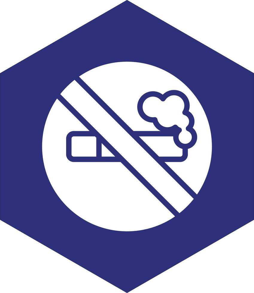 No Smoking Vector Icon design