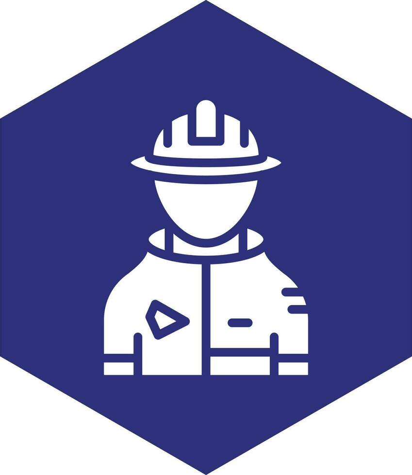 Fireman Vector Icon design