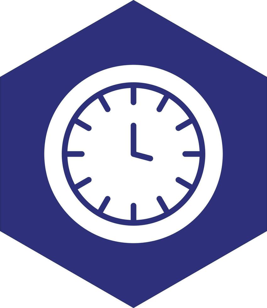 Wall Clock Vector Icon design