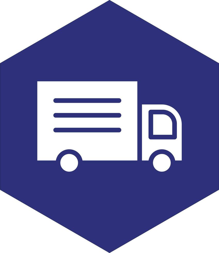 Delivery Truck Vector Icon design