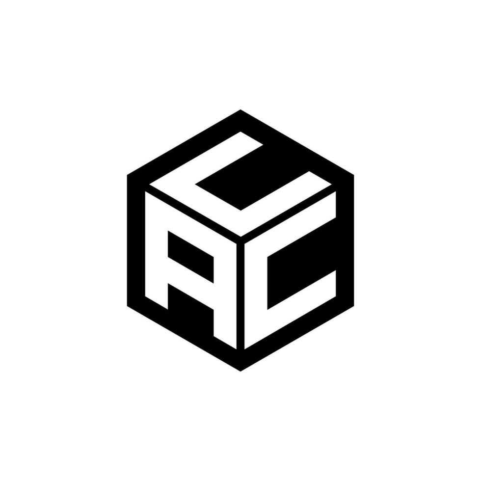 ACC letter logo design in illustration. Vector logo, calligraphy designs for logo, Poster, Invitation, etc.