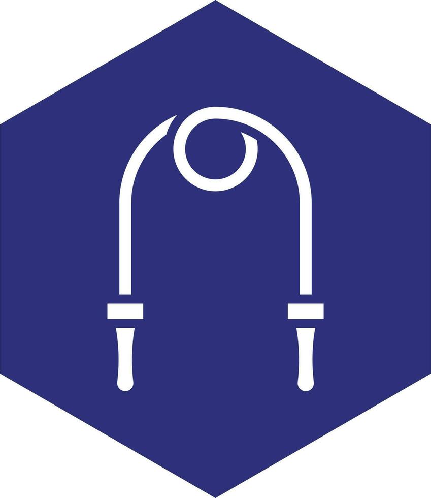 Skipping Rope Vector Icon design