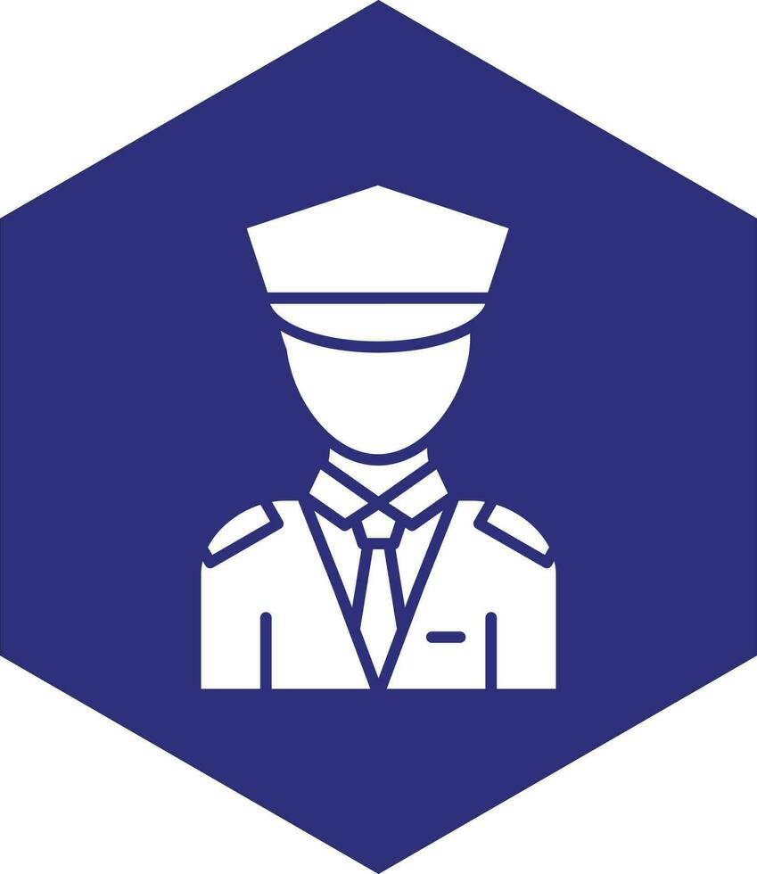 Security Guard Vector Icon design