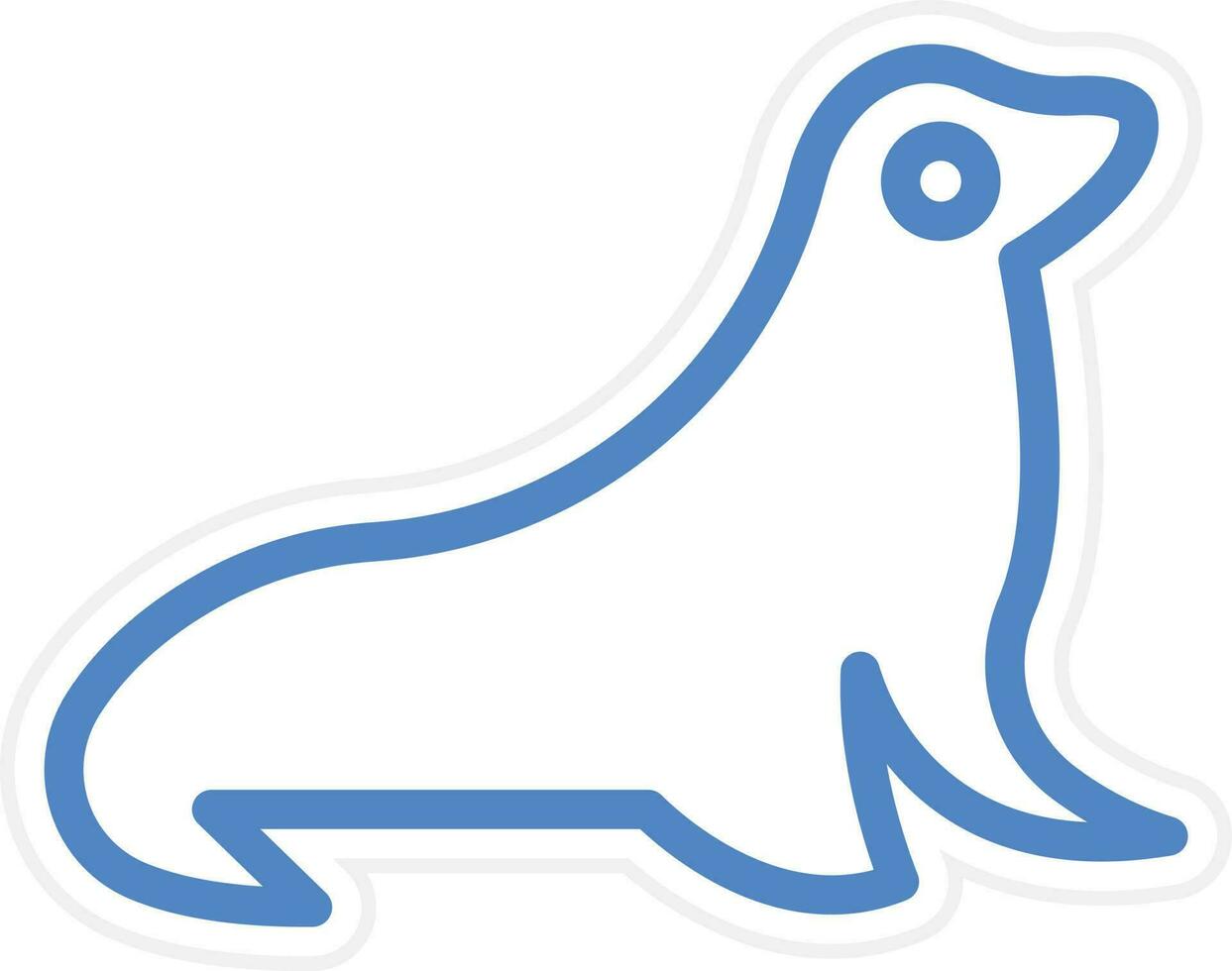 Seal Vector Icon Style