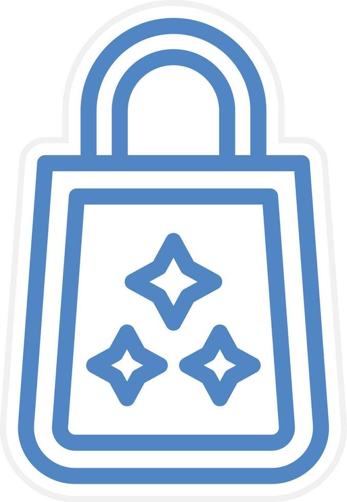 Shopping Bags Vector Icon Style