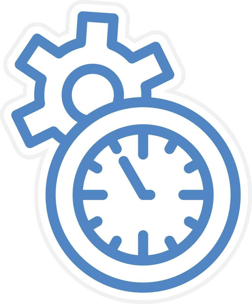 Time Management Vector Icon Style