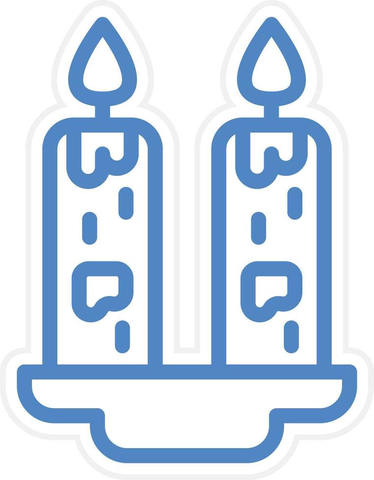 Candle Vector Icon Style