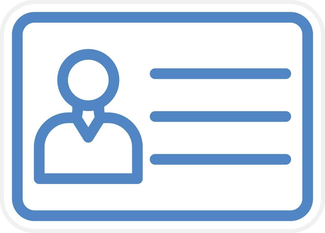 Business Card Vector Icon Style