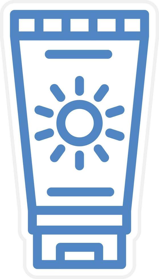Sun Cream Vector Icon Style