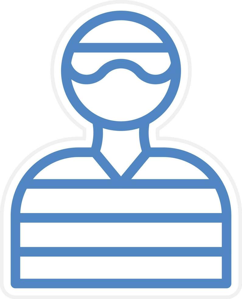 Criminal Vector Icon Style