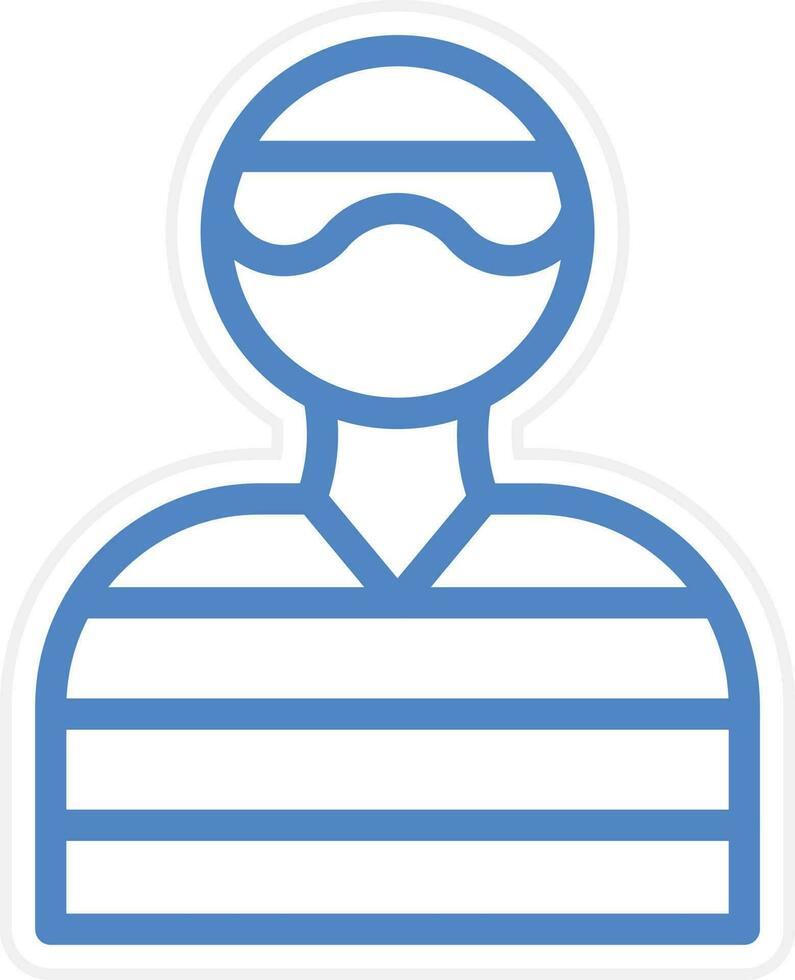 Criminal Vector Icon Style